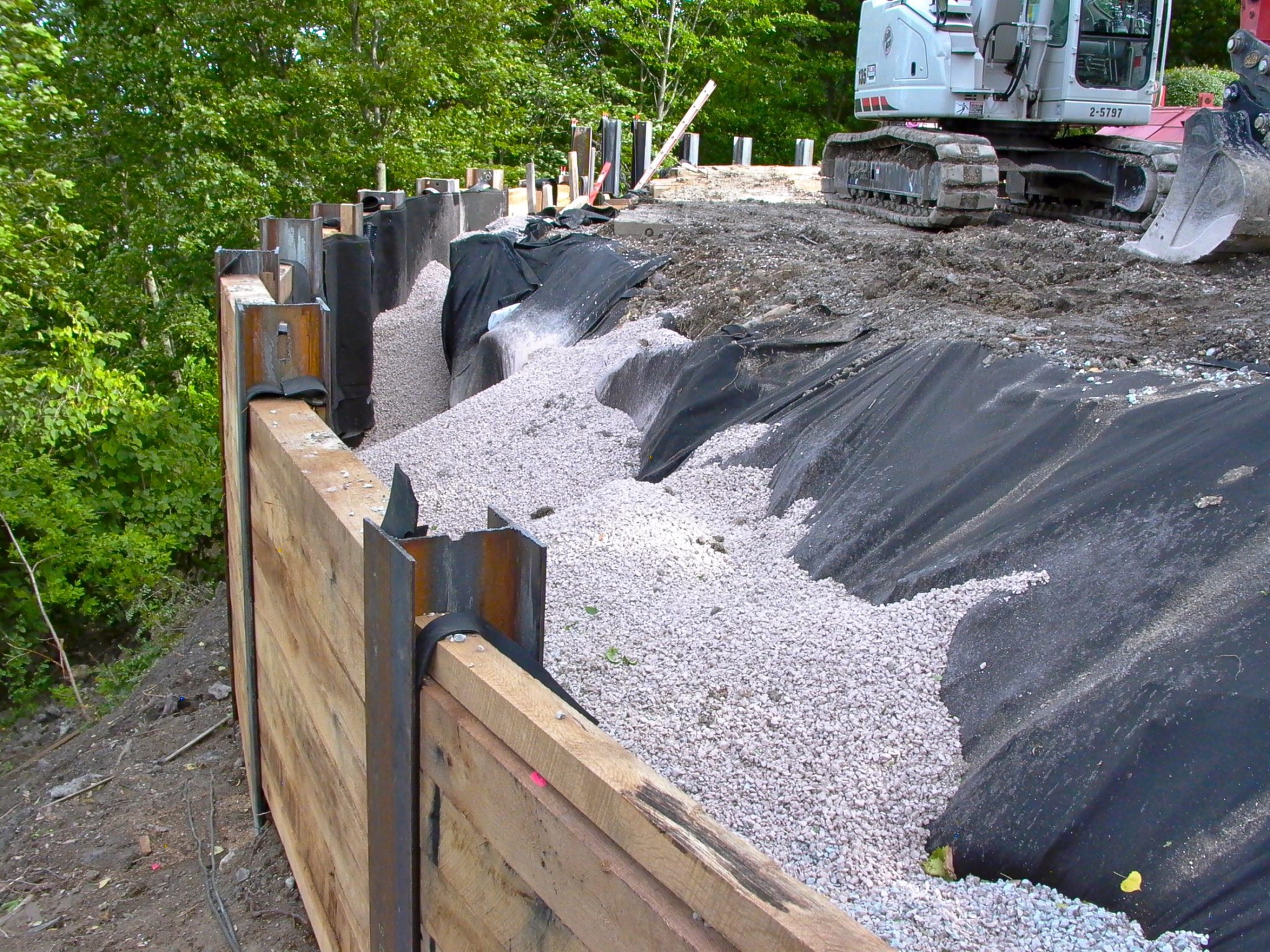 Private Residence – Soldier Beam and Lagging Wall - Image 2