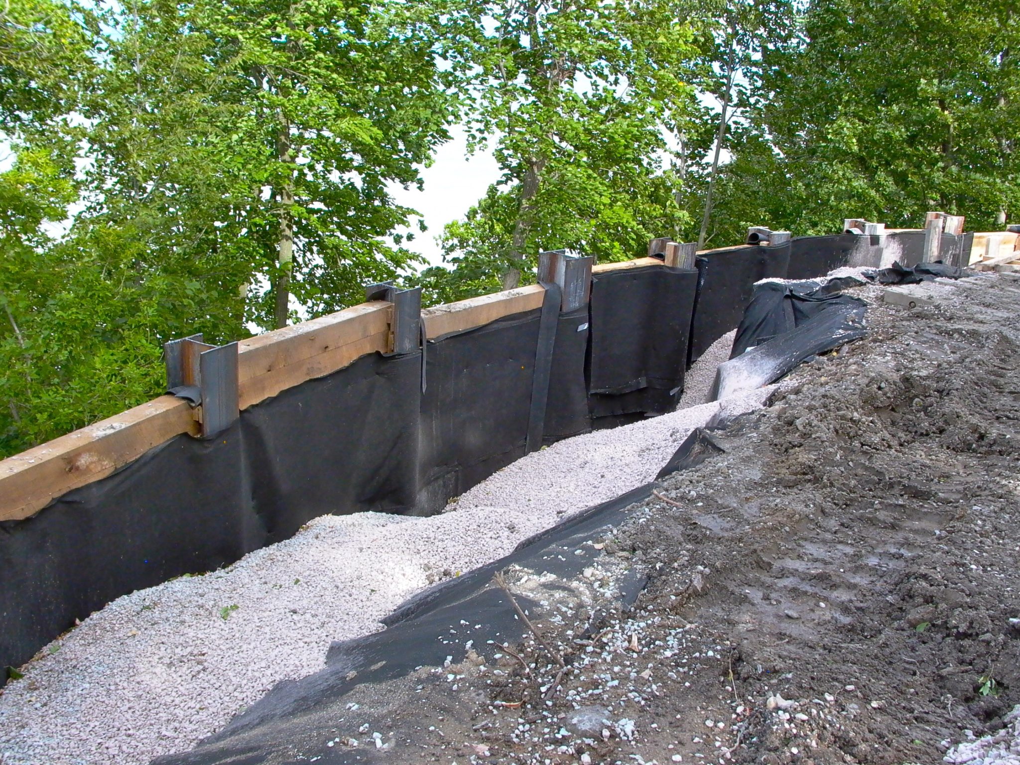 Private Residence – Soldier Beam and Lagging Wall - Image 3